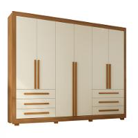 Guarda Roupa Casal 6 Portas 6 Gavetas com Pés Veneto Maxel Móveis - 2