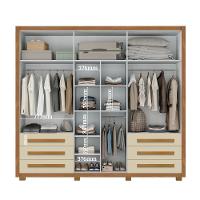 Guarda Roupa Casal 6 Portas 6 Gavetas com Pés Veneto Maxel Móveis - 3