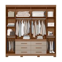 Guarda Roupa Casal com Espelho 6 Portas 6 Gavetas e Pés França Moval - 3