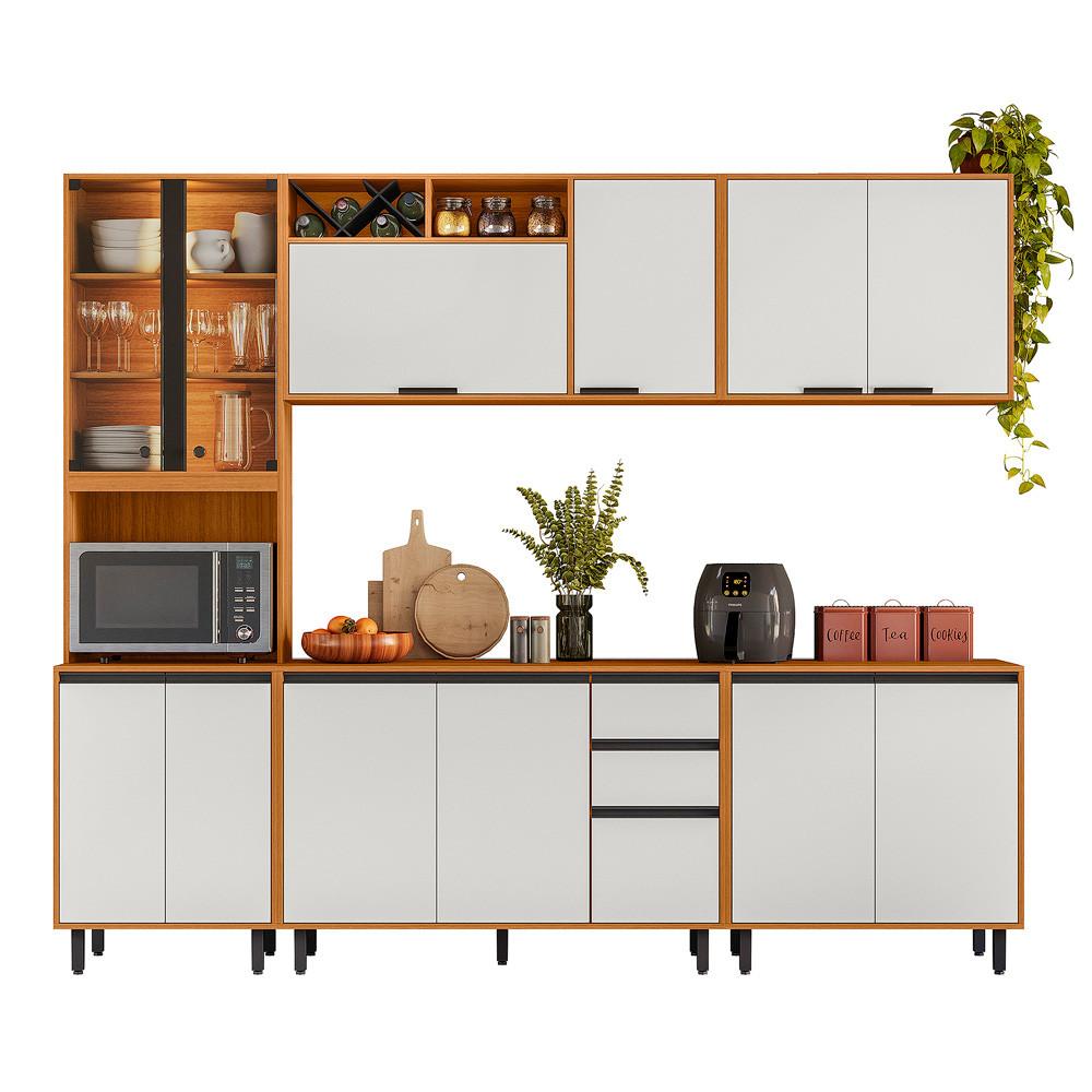 Cozinha Modulada 5 Peças sem Pia Ravena Poliman - 5