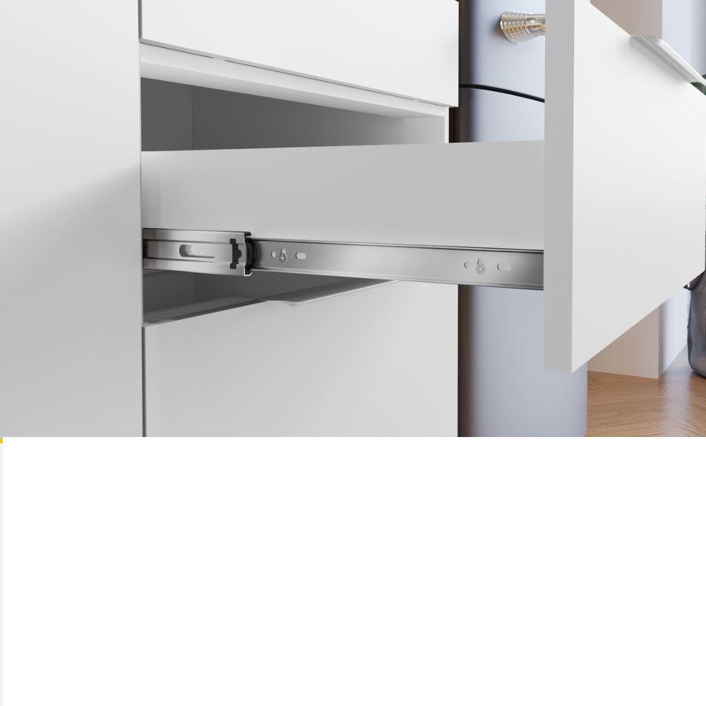 Cozinha Modulada 7 Peças Ripado com Tampo MDF Marquesa Nesher - 8