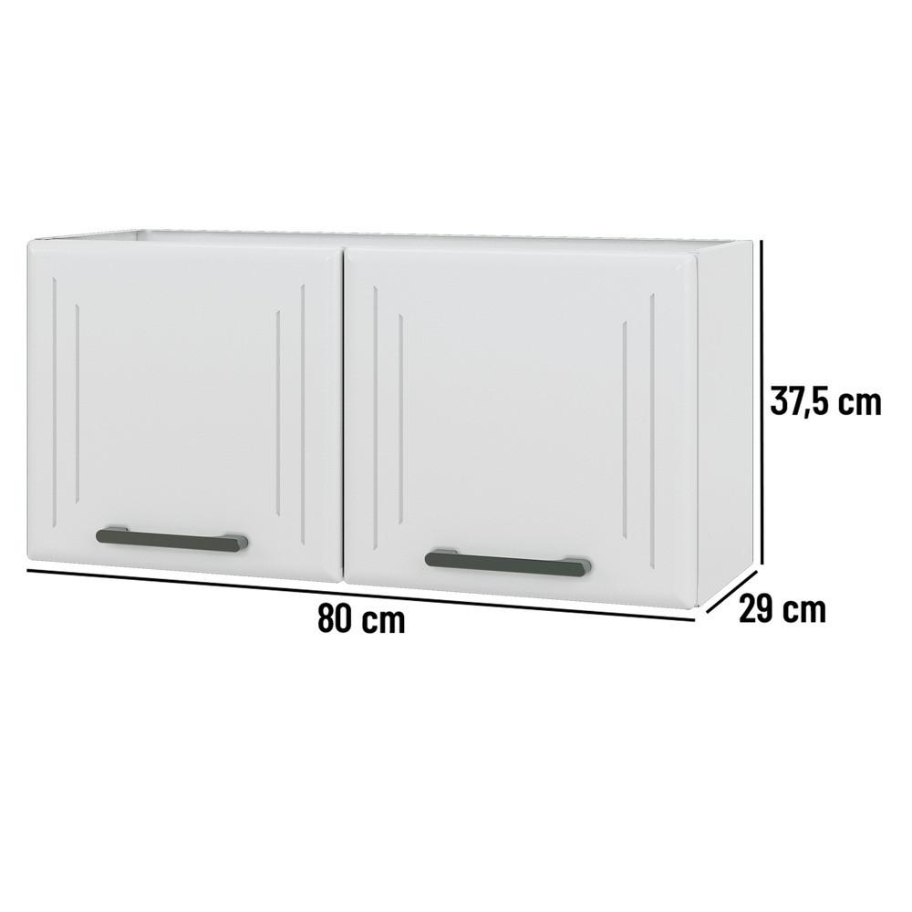 Armário Aéreo em Aço 2 Portas Liz Telasul - 4