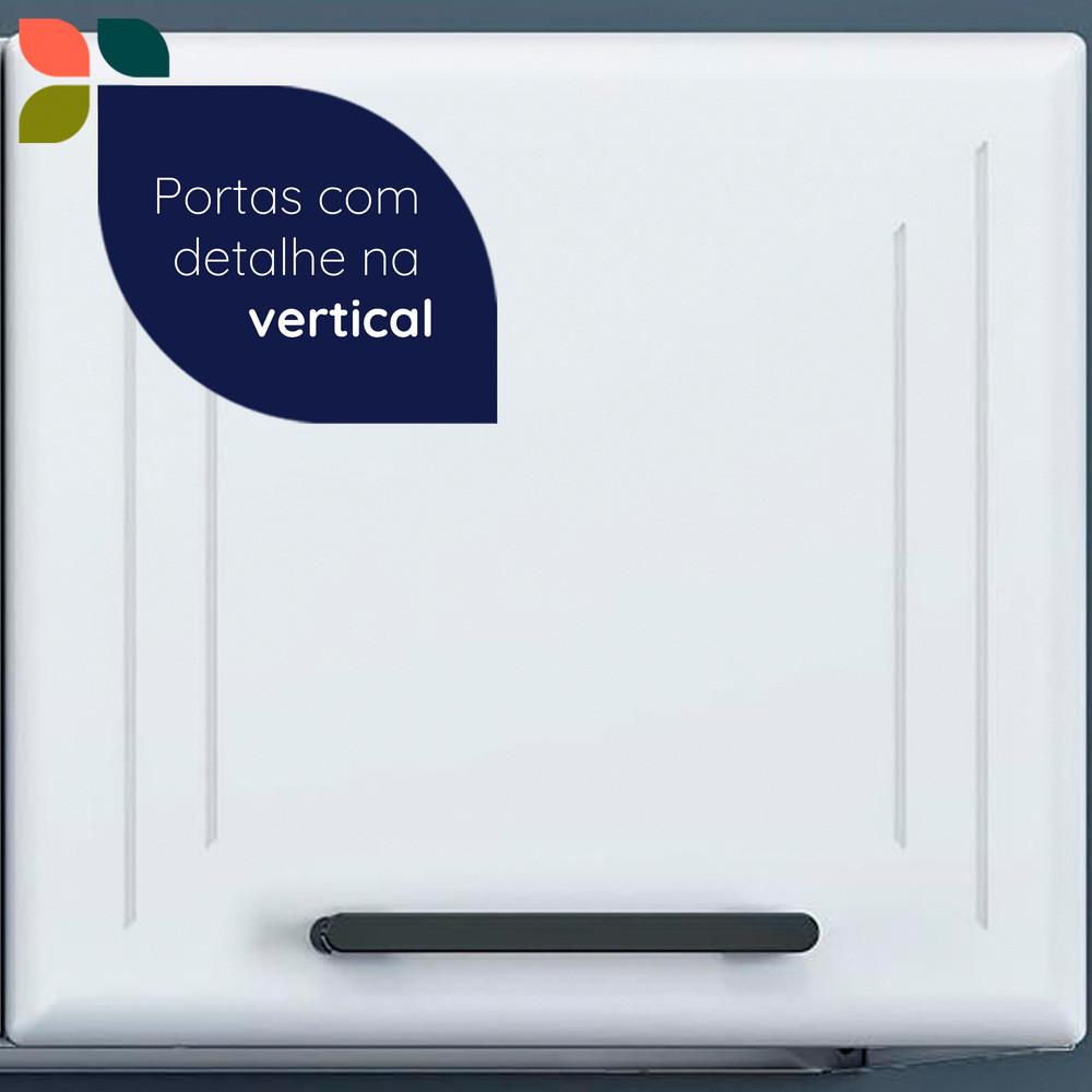 Armário Aéreo em Aço 2 Portas Liz Telasul - 6