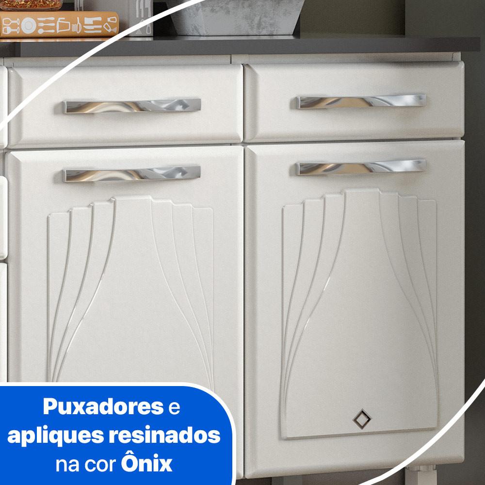 Balcão em Aço 2 Portas 2 Gavetas Star New Telasul - 7