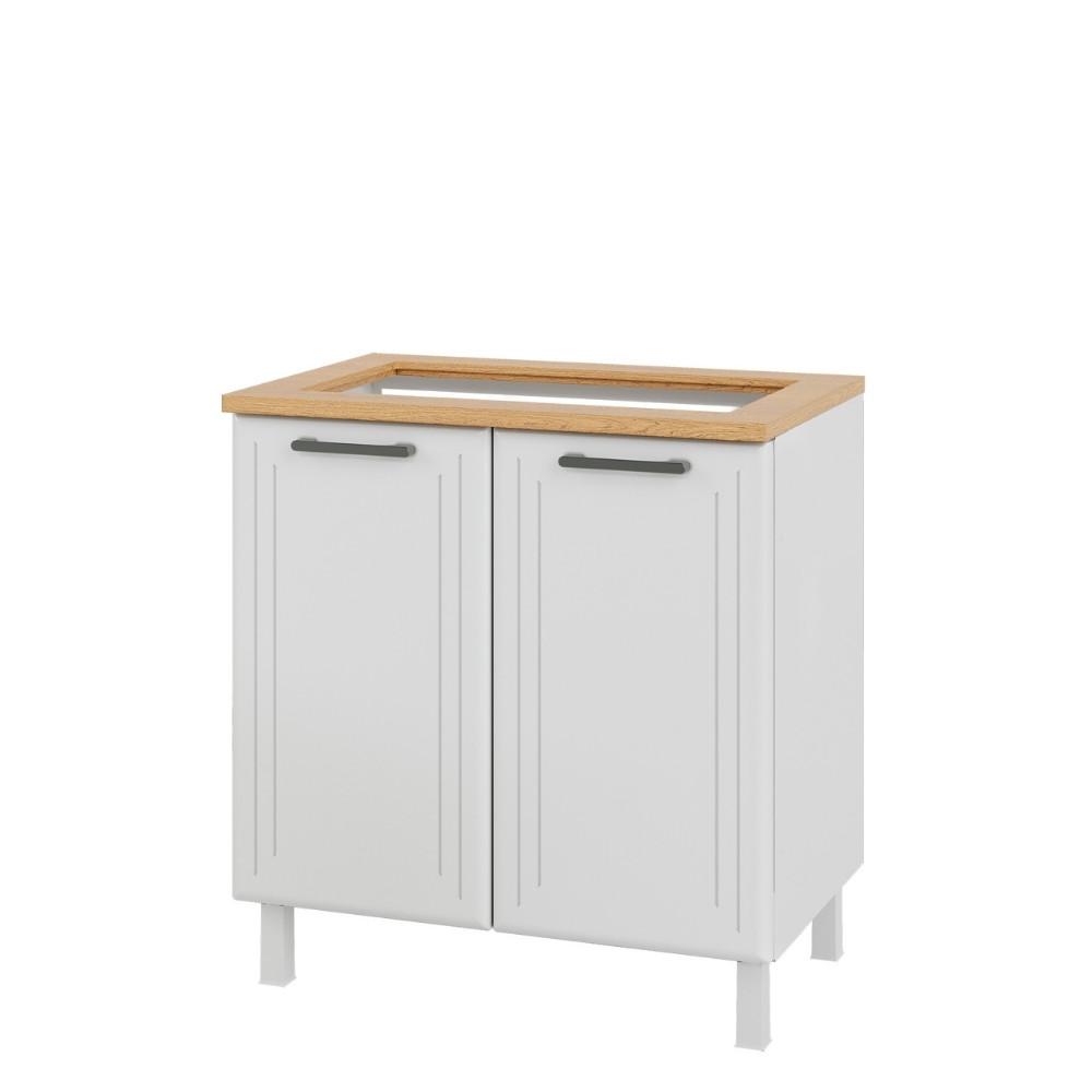 Balcão para Cooktop em Aço 4 Bocas 2 Portas Liz Telasul - 1