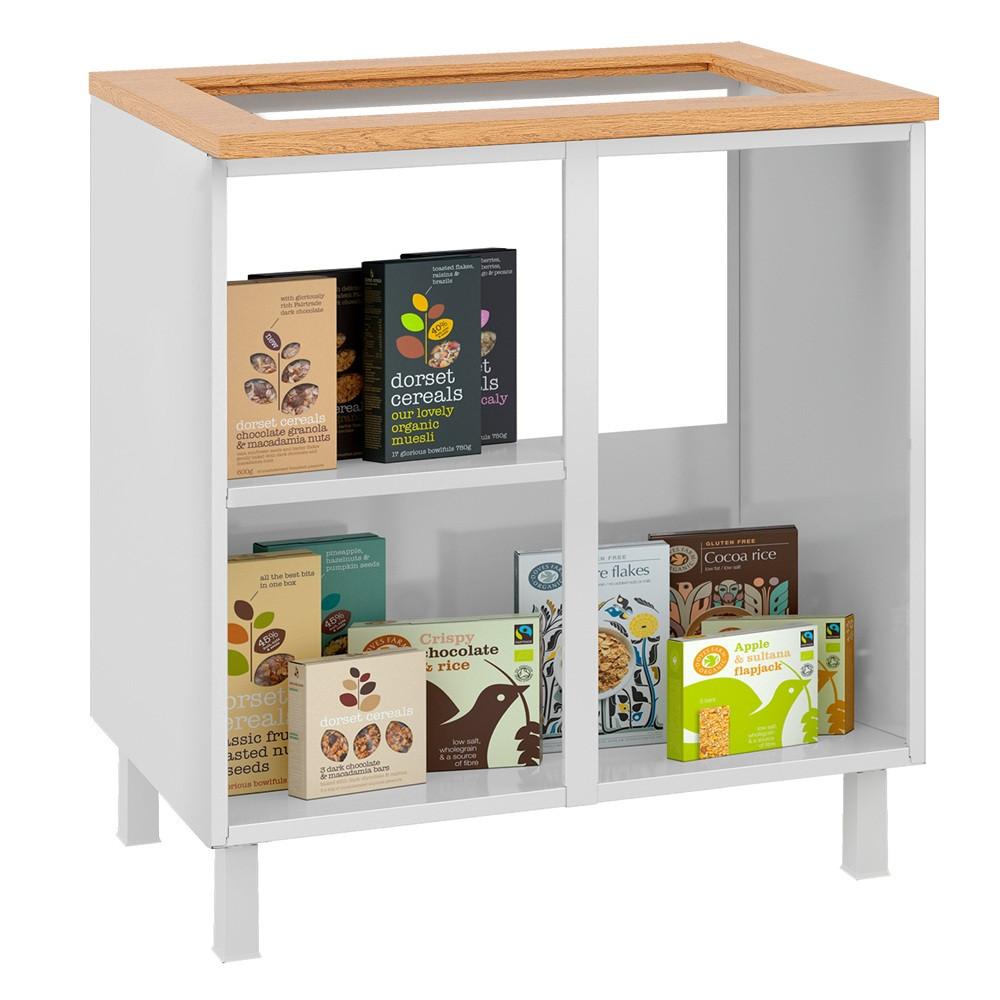 Balcão para Cooktop em Aço 4 Bocas 2 Portas Liz Telasul - 2