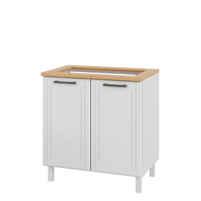 Balcão para Cooktop em Aço 4 Bocas 2 Portas Liz Telasul