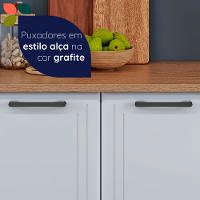 Balcão para Cooktop em Aço 4 Bocas 2 Portas Liz Telasul - 6