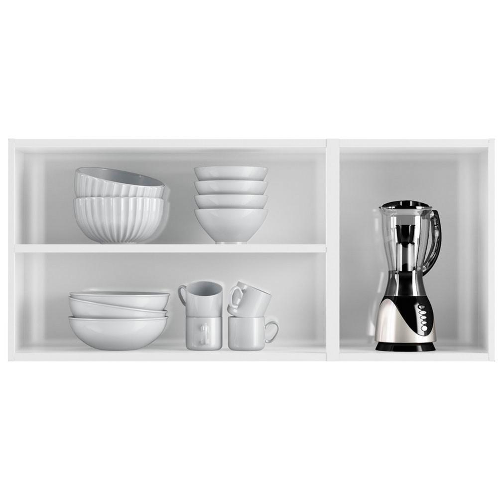 Armário Aéreo em Aço 3 Portas de Vidro Liz Telasul - 2