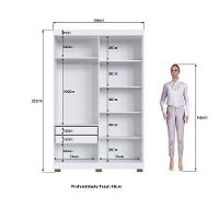 Guarda Roupa Solteiro Ripado 4 Portas com Pés Flórida Faimec - 4