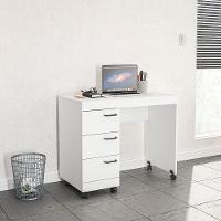 Escrivaninha 3 Gavetas Osaka Politorno - 1