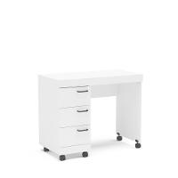 Escrivaninha 3 Gavetas Osaka Politorno - 2