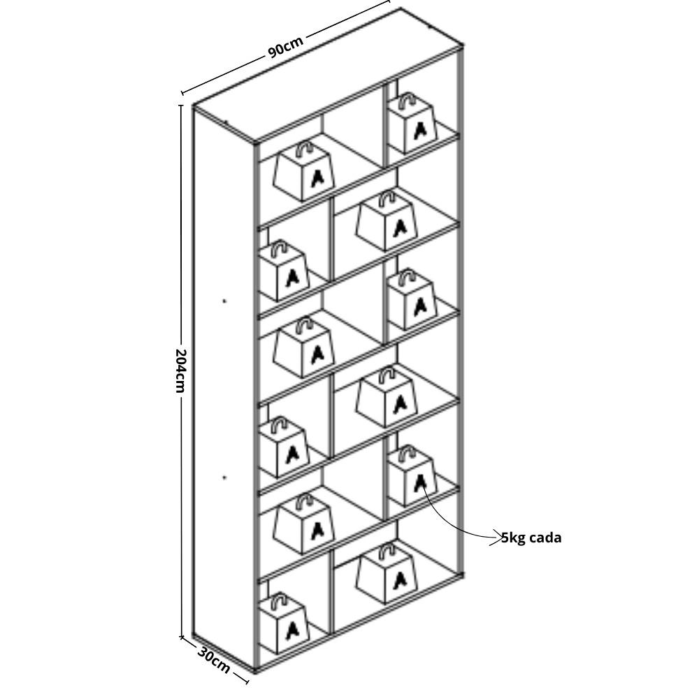 Estante Multiuso Xangai 160441 Politorno - 3