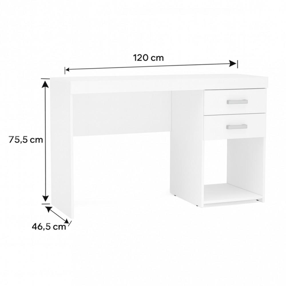 Mesa para Computador 2 Gavetas Malta 1171 Politorno - 4