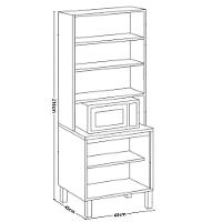 Paneleiro Torre Quente com Vidro Reflecta 3 Portas - 4