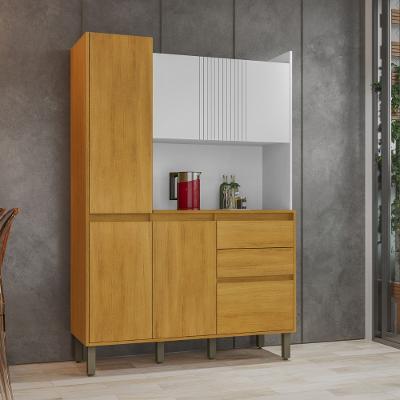 Cozinha Compacta 6 Portas 2 Gavetas com Tampo Lucca CHF