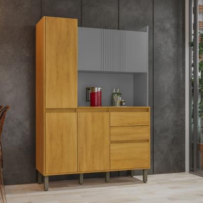 Cozinha Compacta 6 Portas 2 Gavetas com Tampo Lucca CHF