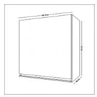 Armário Aéreo 1 Porta 60cm Star Indekes - 3