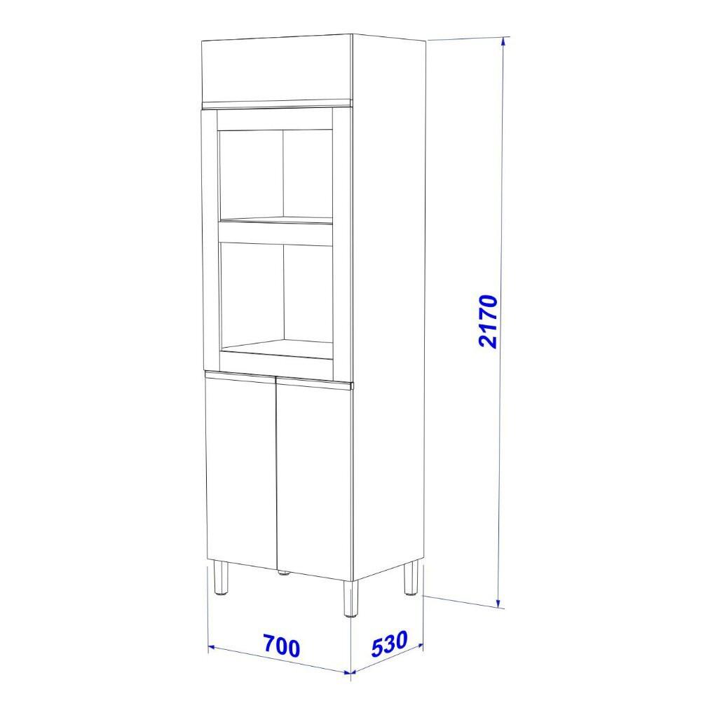 Paneleiro Torre Quente 3 Portas Star Indekes - 3
