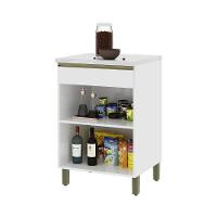 Balcão 1 Porta com Tampo 60cm Star Indekes - 2