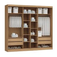 Guarda Roupa Casal Flex com Espelho 3 Portas de Correr em MDF - 3