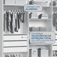 Guarda Roupa Casal 6 Portas com Pés Brescia Móveis Castro - 1