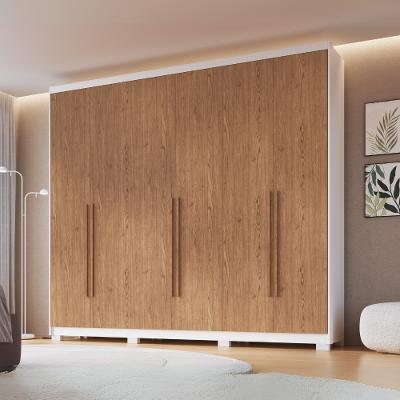 Guarda Roupa Casal 6 Portas com Pés Brescia Móveis Castro