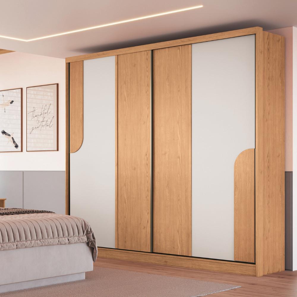 Guarda Roupa Casal Flex 2 Portas de Correr Lumos New - 1