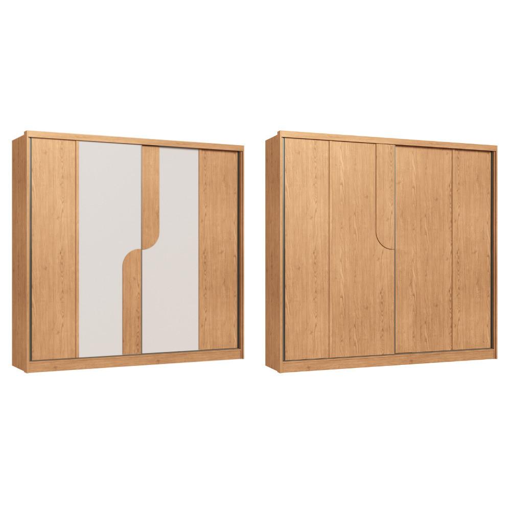 Guarda Roupa Casal Flex 2 Portas de Correr Lumos New - 2