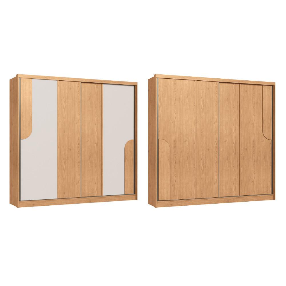 Guarda Roupa Casal Flex 2 Portas de Correr Lumos New - 6