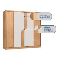 Guarda Roupa Casal Flex 2 Portas de Correr Lumos New - 7