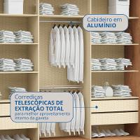 Guarda Roupa Casal Flex 2 Portas de Correr Lumos New - 8