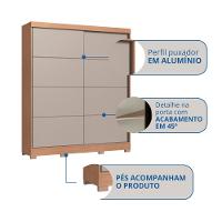 Guarda Roupa Casal 2 Portas de Correr com Pés em MDF - 5