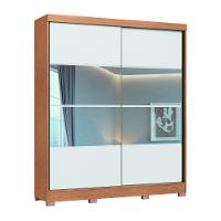 Guarda Roupa Casal com Espelhos 2 Portas de Correr com Pés - 2