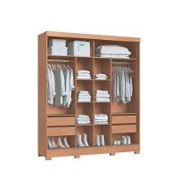 Guarda Roupa Casal com Espelhos 2 Portas de Correr com Pés - 3