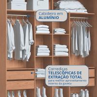 Guarda Roupa Casal com Espelhos 2 Portas de Correr com Pés - 5