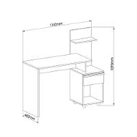 Escrivaninha 1 Gaveta Lira Móveis Castro