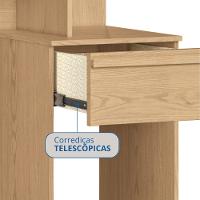 Escrivaninha 1 Gaveta Lira Móveis Castro - 6