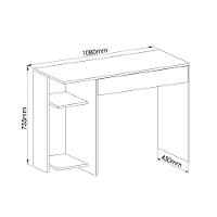 Escrivaninha 1 Gaveta Pixel Móveis Castro