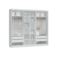 Guarda Roupa Casal com Espelho 3 Portas de Correr em MDF - 3