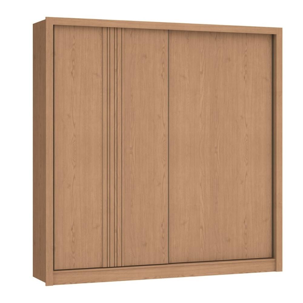 Guarda Roupa Casal Flex Ripado 2 Portas de Correr Turim Móveis Castro - 7