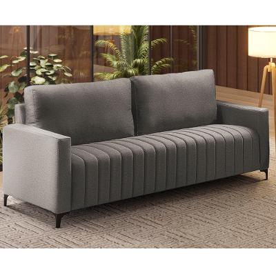 Sofá 3 Lugares 200cm Linho Iza Takei