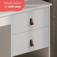 Penteadeira Camarim com Espelho 2 Gavetas Versa Telasul - 9