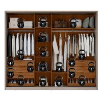 Guarda Roupa Casal com Vidro Reflecta 2 Portas de Correr em MDF Authentic Demóbile - 5