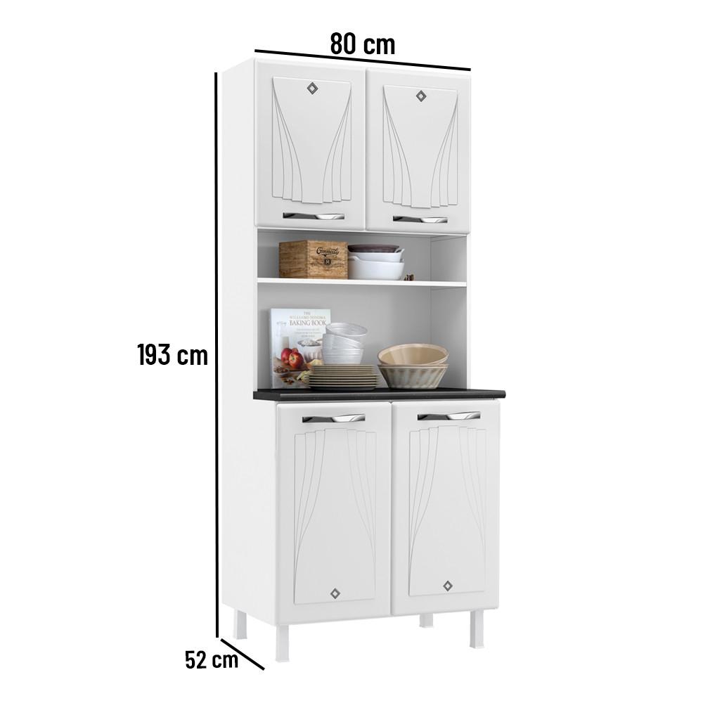 Paneleiro Torre Quente em Aço 4 Portas Star New Telasul - 4