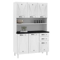 Cozinha Compacta em Aço 6 Portas 2 Gavetas com Tampo - 2