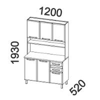 Cozinha Compacta em Aço 6 Portas 2 Gavetas com Tampo - 5