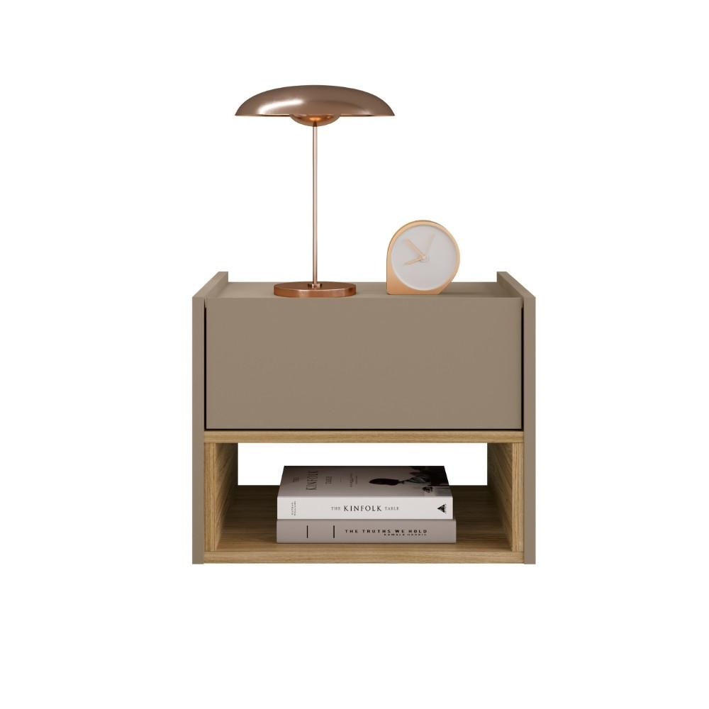 Mesa de Cabeceira Suspensa 1 Gaveta Florença Casa D - 2