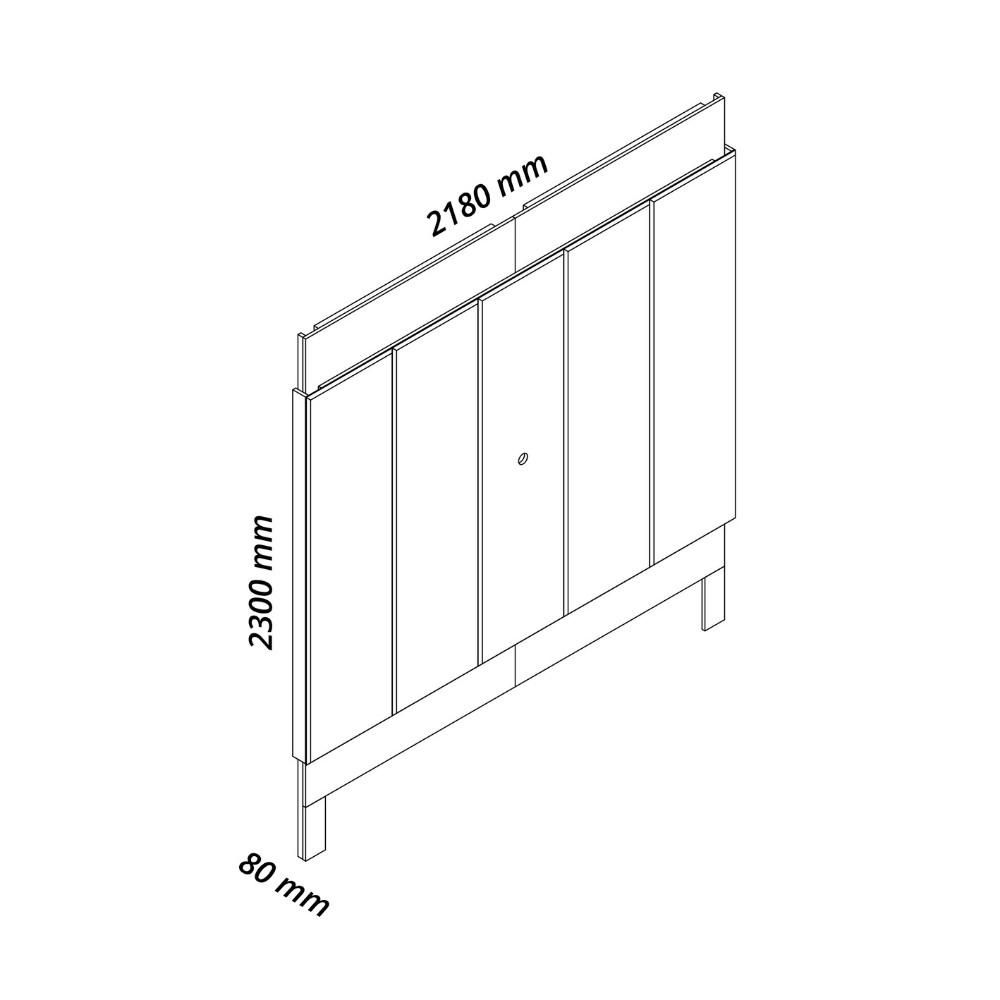 Painel para TV até 85 Polegadas com LED em MDF - 4