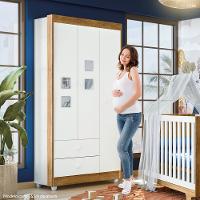 Guarda Roupa Infantil Flex 3 Portas 2 Gavetas - 8